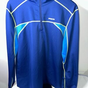 Patagonia Blue and Yellow Pullover